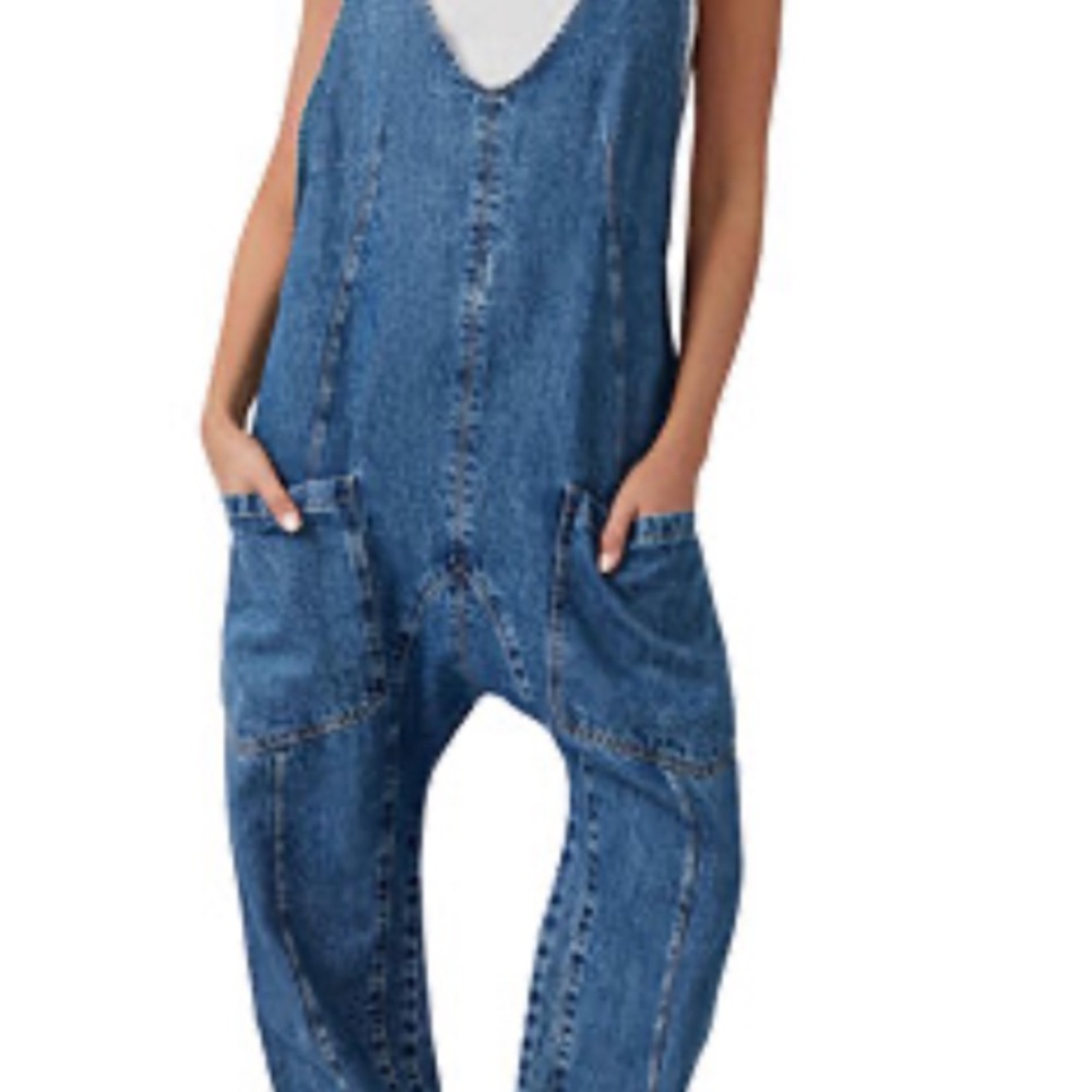 Free People High Roller Jumpsuit Size S - Picture 2 of 4